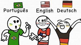 Português vs Inglês vs Alemão