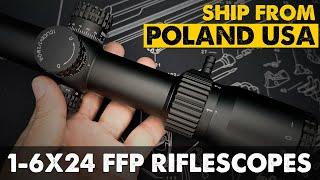 ohhunt 1-6X24 FFP Compact Rifle Scopes Budget LPVO Optics