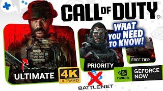 CALL of DUTY on GeForce NOW on ALL Tiers  What You NEED to KNOW