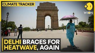 Delhi Heatwave No respite from heat in delhi iIMD issues yellow alert  WION Climate Tracker