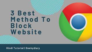 How to Block Website On Google Chrome in PC  Block any Website in Chrome