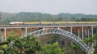 Pesona Eksotik Jembatan Cisomang Indonesian Railway Highest Bridge