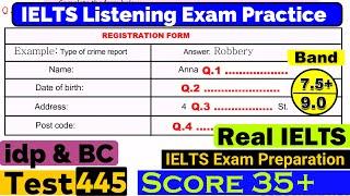 IELTS Listening Practice Test 2024 with Answers Real Exam - 445 