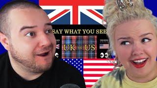 AMERICAN vs BRITISH English  AMERICAN COUPLE REACTION