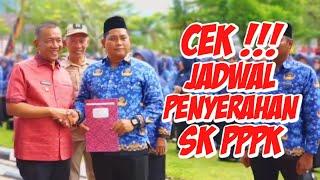 CEK  Jadwal Penyerahan SK PPPK 2023 Bagi PPPK Guru