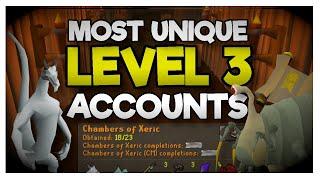 OSRS  Most Unique Level 3 Accounts #2