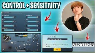 NEW 2.1 Athena Gaming Sensitivity & control settings 2022  Athena new control & sensitivity bgmi