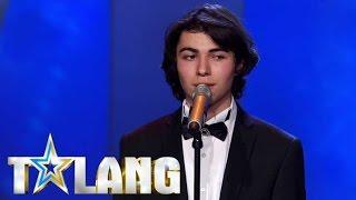 Azerbaijani refugee Ibrahim delivers the most emotional audition - Swedens Got Talent - Talang 2017