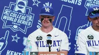 2024 Mens College World Series Kentucky Game 8 Postgame Press Conference