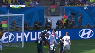 FIFA WM 2014 - Frankreich vs. Deutschland GOAL Hummels 1-0 04.07.2014