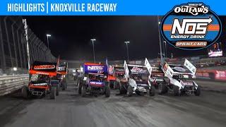 World of Outlaws NOS Energy Drink Sprint Cars  Knoxville Raceway  June 14 2024  HIGHLIGHTS