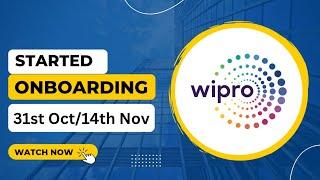 Wipro Onboarding Updates For Wilp 2022 Batch