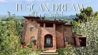 IS THIS YOUR TUSCAN FAIRYTALE? PRESTIGIOUS LUX 1000 YEAR OLD VILLA ON 70 HECTARES WITH OLIVES