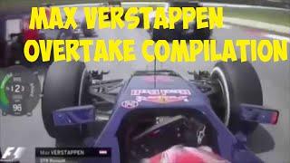 Max Verstappen Overtake Compilation