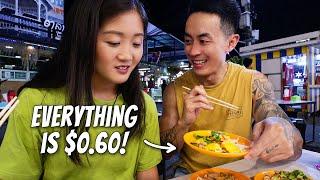 $0.60 Thai Street Food In Bangkoks Cheapest Night Market  Better Than Jodd Fairs