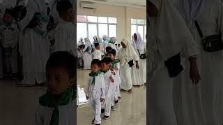 baris berbaris Persiapan manasik haji anak TK #manasikhajianak