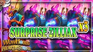 X3 Surprise Zilliax & Grand Empress Shekzara - Hearthstone Darkmoon Races