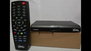 D-4509 Z Zing STB Unboxing  First Time Software Download and Connectivity with TV