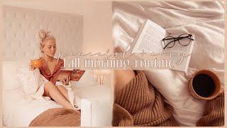 FALL MORNING ROUTINE  a cosy peaceful relaxing morning 