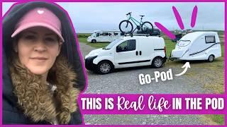 What LIFE is like travelling in a Go-Pod MICRO CARAVAN  Outer Hebrides Part 13  VLOG 32