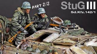StuG III and Armored Howitzer - Part 2 - 135 Tamiya - Tank Model -  Painting - weathering 