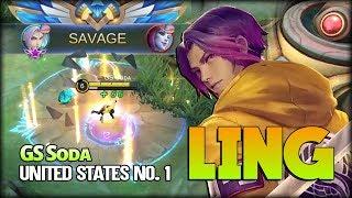 Ling Street Punk SAVAGE GS Sᴏᴅᴀ United States No. 1 Ling - Mobile Legends