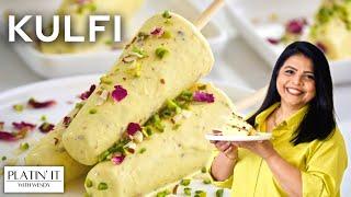 The BEST Kulfi Recipe  Kesar Malai Kulfi  Indian Ice Cream