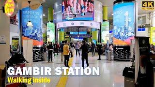 Inside the Gambir Stationwalking around Stasiun Kereta Api Gambir - JAKARTA 4k