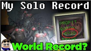 SOLO 4938 QUOTA RECORD Pro Runs w Jet Pack  Lethal Company