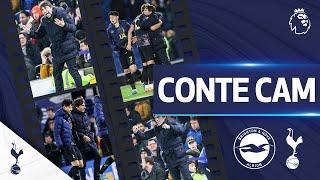 Contes touchline reactions from Brighton win  Brighton 0-2 Spurs  CONTE CAM