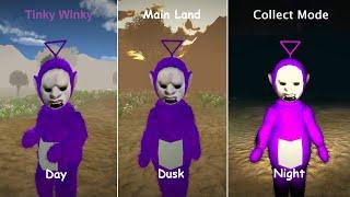 Slendytubbies 3 The Last Dawn DLC - Collect Mode  Main Land Day Dusk Night