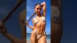 Beach view #trending #tiktok #model #shorts #bikini #beach