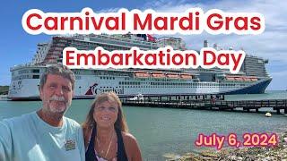 Carnival Mardi Gras Embarkation Day July 6 2024