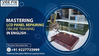 LCD LED 4k TV Panel Repairing Online Training English  panel repair training