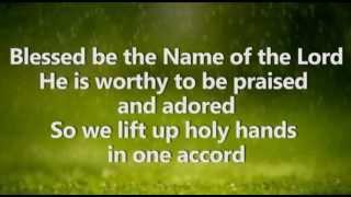 Blessed Be The Name Of The Lord  Worship Video Acoustic version