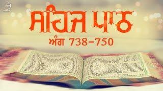 Sehaj Path Ang 738 To 750  Bhai Sarwan Singh  Fizza Records Gurbani