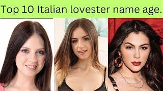 Top 10 Italian lovester name age.