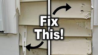 How to Replace Broken Vinyl Siding and J-Channel