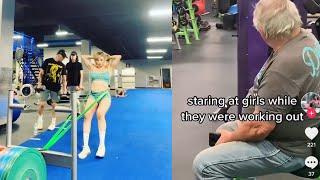 Women Trying To Expose Creepy Men At The Gym