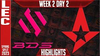 BDS vs AST Highlights  LEC Spring 2023 W2D2  Team BDS vs Astralis