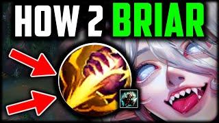 How to Briar & CARRY for Beginners BEST BUILDRUNES - Briar Jungle Guide Season14