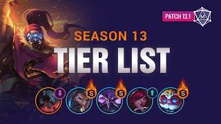 NEW Season 13 TIER LIST for League of Legends Patch 13.1