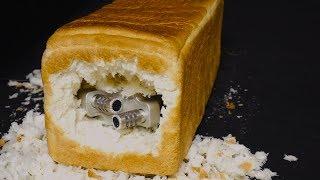 ASMR Zoom Mic Found in Some Bread｜Bread Picknig Tapping Stroking｜식빵 속 마이크 핀셋으로 파기｜ピンセットでパンを掘る