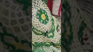 Colorful Handmade Doilies at the Thrift Store #shorts #vintage