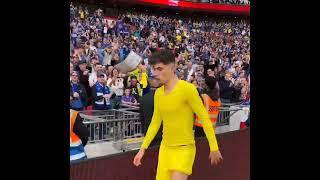 All smiles at the final whistle as we qualify for the FA Cup finals