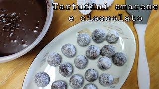 TARTUFINI AMARENE E CIOCCOLATO  Facili e vegan 