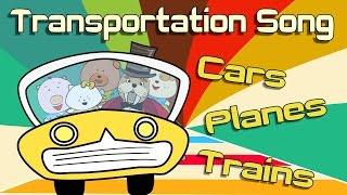 Transportation Song  Transportation for kids  The Singing Walrus