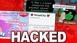 MeepCity got HACKED.. and heres how Roblox