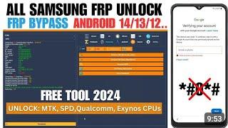 Finally New Method-All Samsung FRP Bypass Unlock 2024 All Android 121314  Google Account Remove