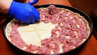 Chicago Food - The BEST DEEP DISH PIZZA in America Lou Malnatis Pizzeria